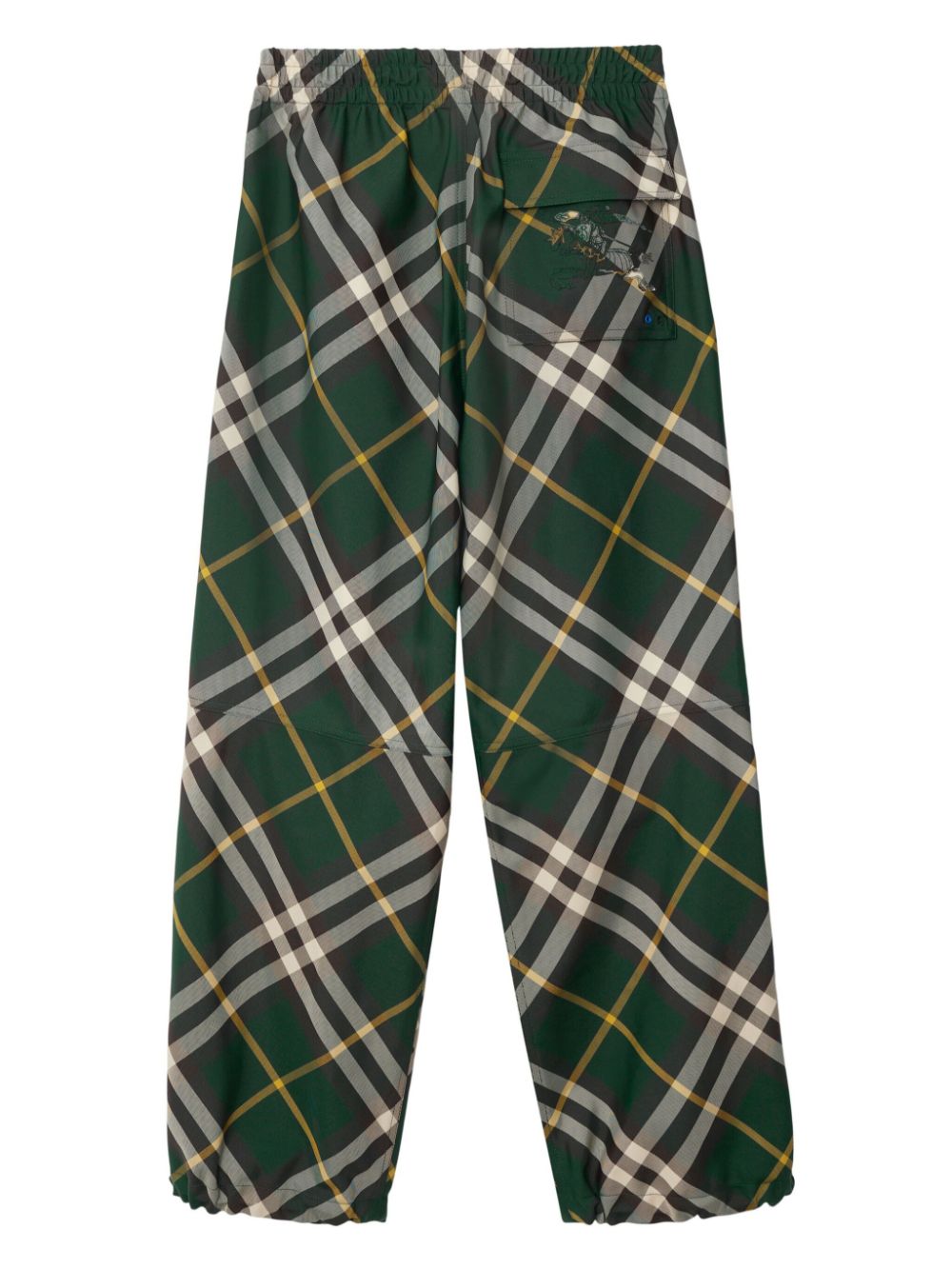 Affordable Burberry wide-leg checked trousers Men