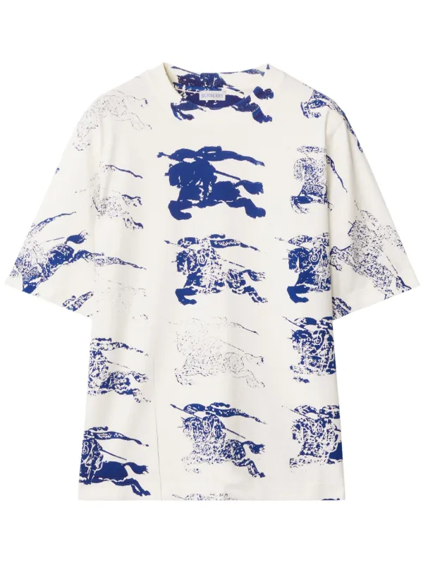 Burberry Equestrian Knight short-sleeve T-shirt | White | FARFETCH