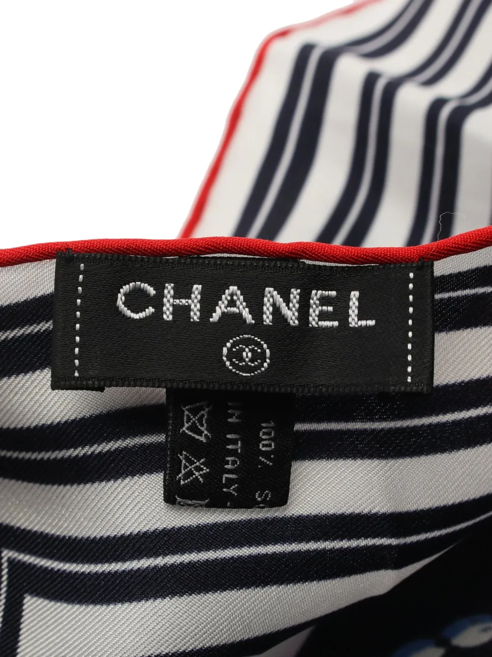 CHANEL Pre-Owned 1986-1988 sjaal met CC-logo - Blauw
