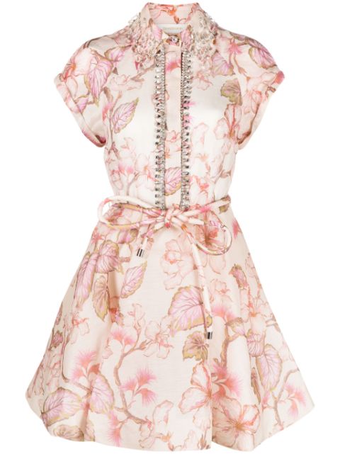 ZIMMERMANN Matchmaker Flip floral-print dress