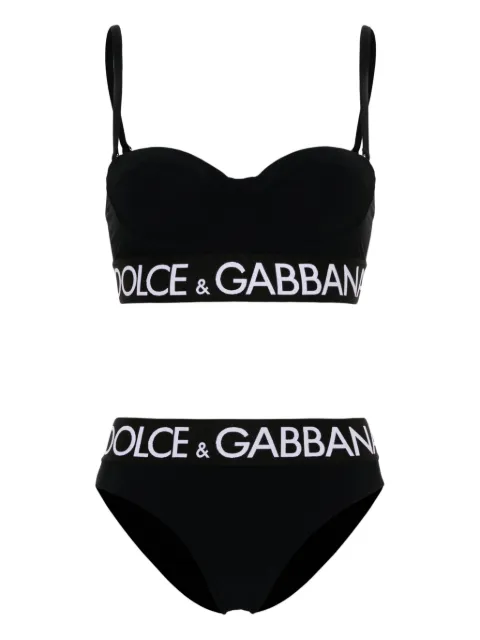 Dolce & Gabbana Black Green Logo Waistband Beachwear Short Swimwear