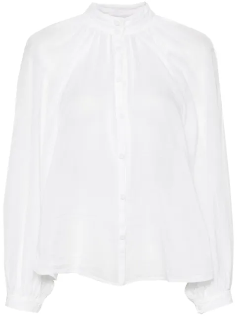 Forte Forte camisa semitraslúcida sin cuello