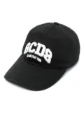 GCDS logo-embroidered baseball cap - Black