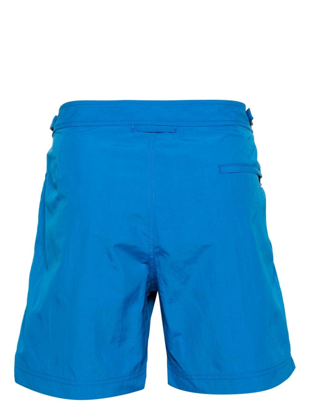 Shop Orlebar Brown Bulldog Mid-length Swim Shorts In Blue