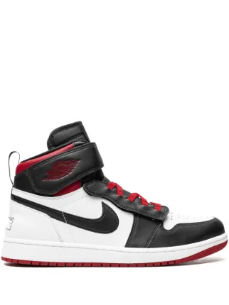 Jordan Air Jordan 1 High FlyEase Black Gym Red White Sneakers Schwarz FARFETCH DE