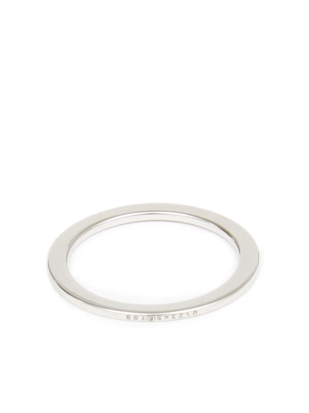 MM6 Maison Margiela Numeric Minimal Signature リング - シルバートーン MM6 Maison Margiela Numeric Minimal Signature リング - シルバートーン