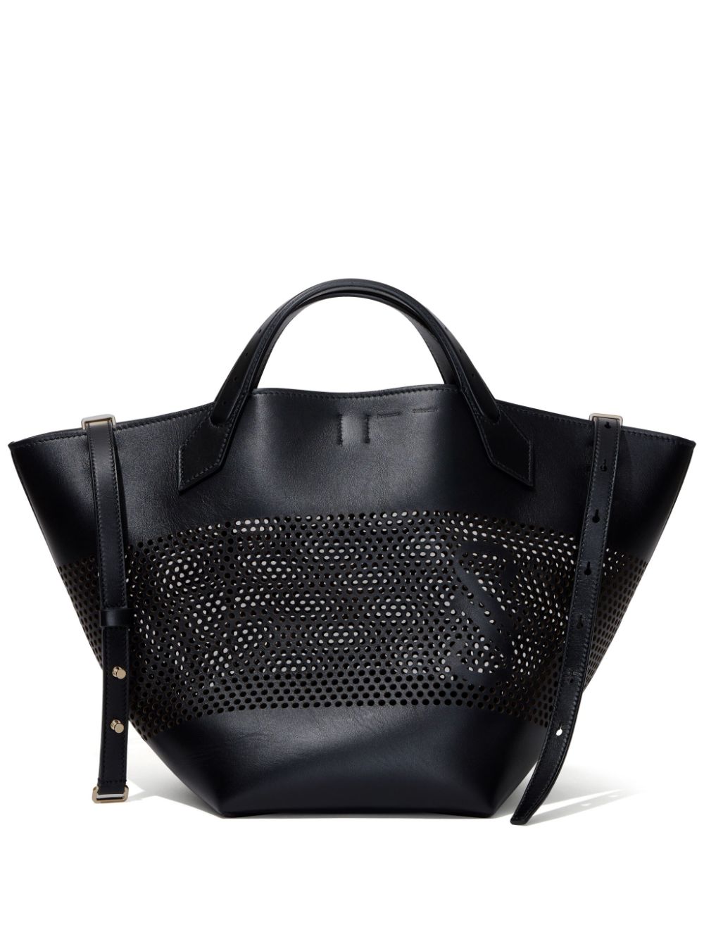 large PS1 perforated-leather tote bag