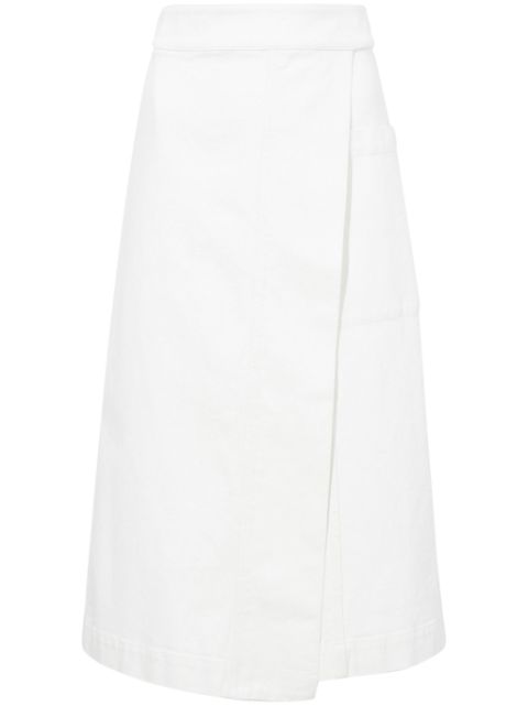 Proenza Schouler White Label Iris wrap midi skirt Women