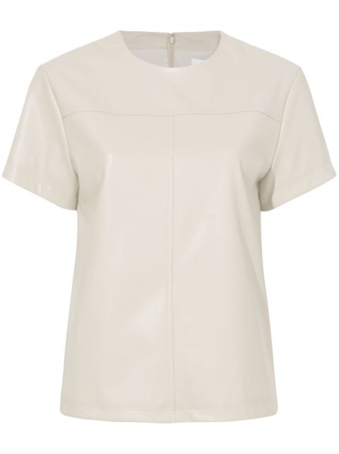 Proenza Schouler White Label Tessa faux-leather T-shirt Women