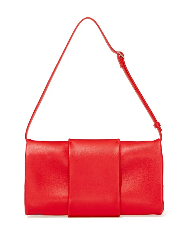 Proenza Schouler Flip Leather Shoulder Bag | Red | FARFETCH