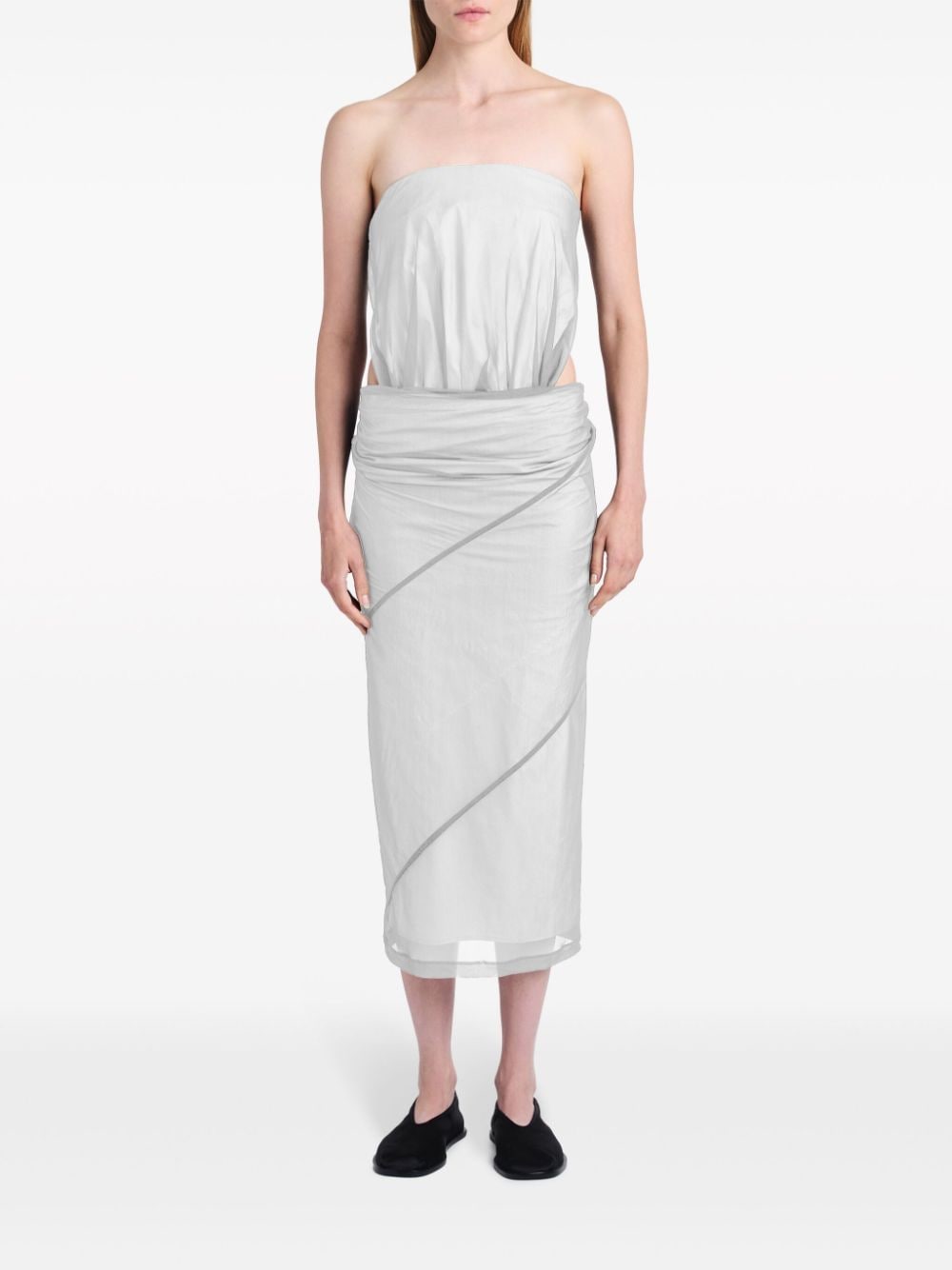 Shop Proenza Schouler Gwen Dress In Grey