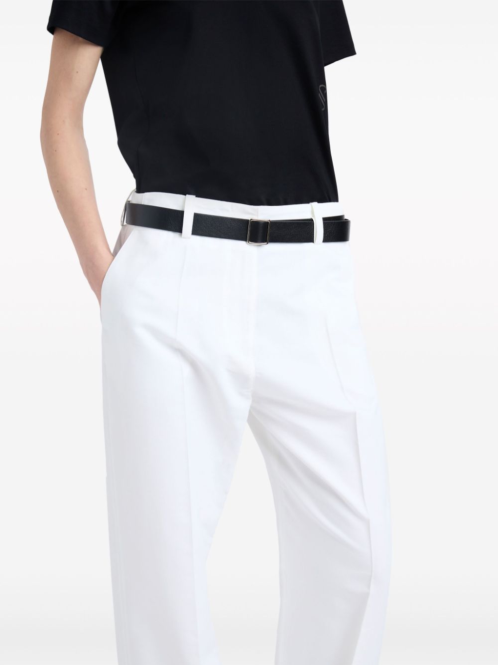 Proenza Schouler Joey straight broek Wit