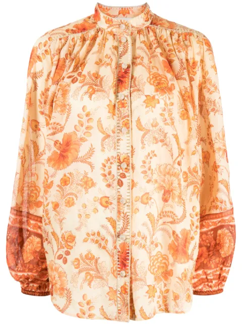 ZIMMERMANN Junie floral-print blouse