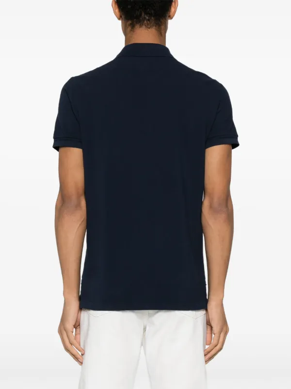 TOM FORD Tennis Cotton Polo Shirt | Blue | FARFETCH