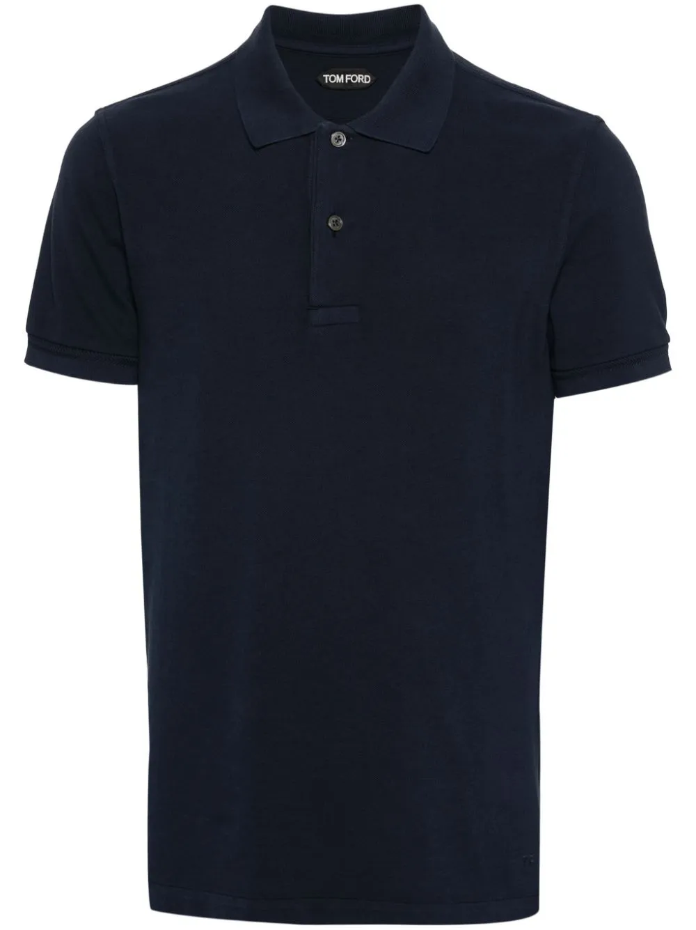 Shop Tom Ford Tennis Cotton Polo Shirt In Blue