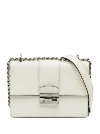 Prada Pre Owned Sound Lock Shoulder Bag Farfetch
