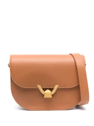 Coccinelle Dew Leather Shoulder Bag | Brown | FARFETCH