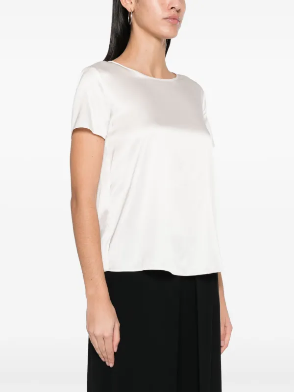 Emporio Armani シルクブラウス | ホワイト | FARFETCH JP