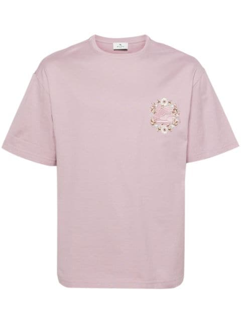 ETRO Pegaso-embroidered cotton T-shirt
