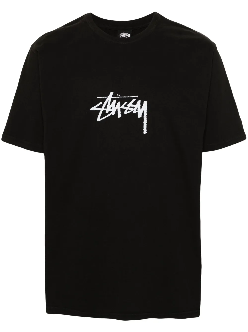 Stüssy T-shirt met logoprint Zwart