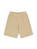 JACQUEMUS L'ENFANT embroidered-logo cotton shorts - Neutrals