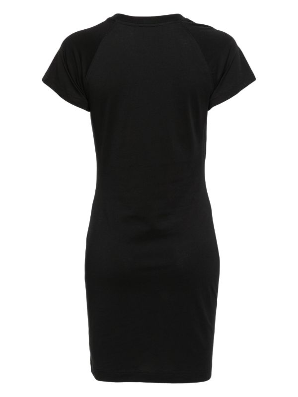 Plain black 2024 tshirt dress