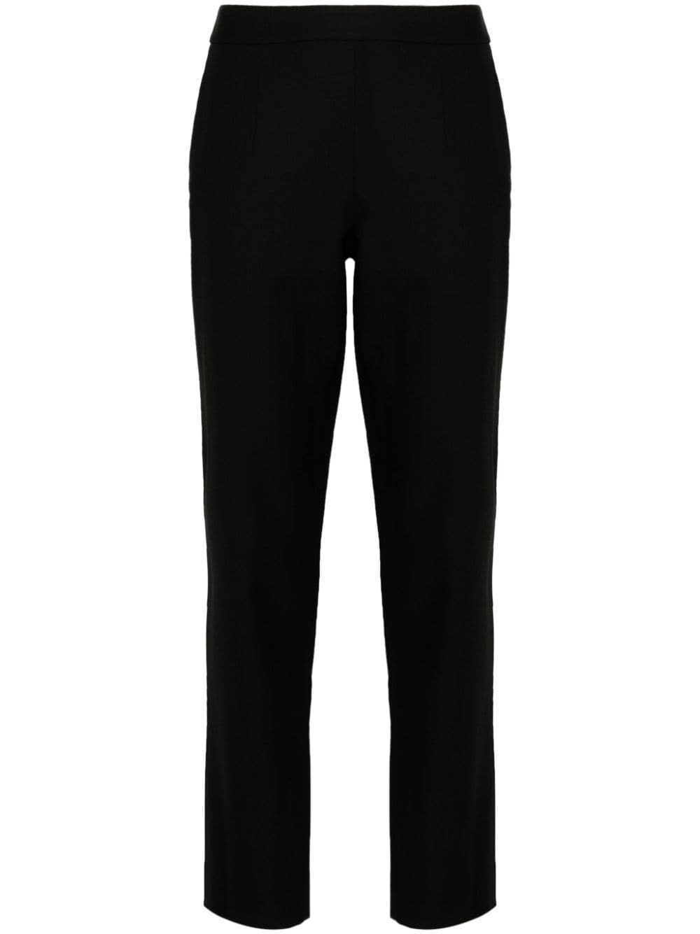 Moschino Slim-leg Tailored Trousers In 黑色
