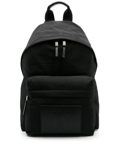 Palm Angels logo-debossed zipped backpack