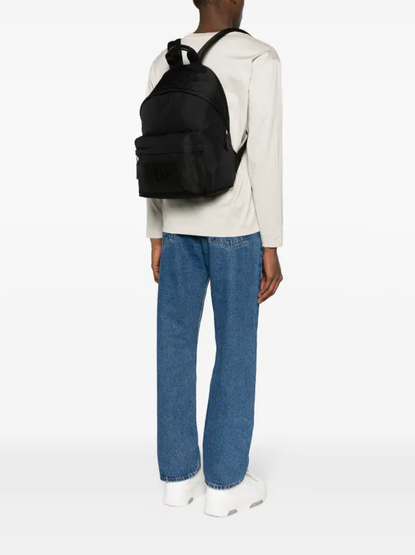 Palm Angels logo-debossed Zipped Backpack | Black | FARFETCH JO