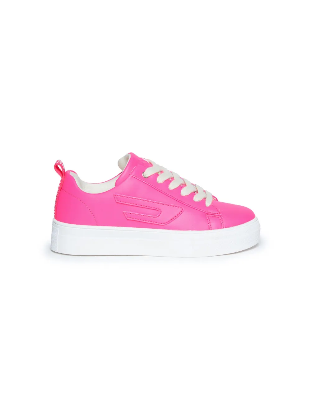Diesel Kids Sneakers met logo-reliëf - Roze