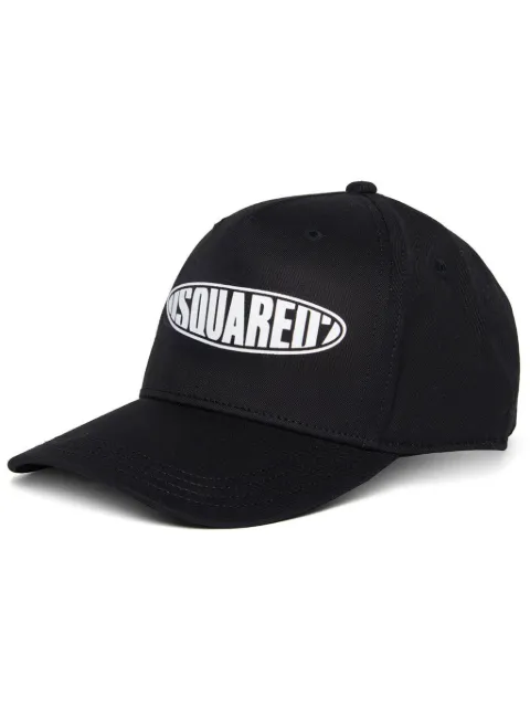 DSQUARED2 KIDS logo-print cotton baseball cap