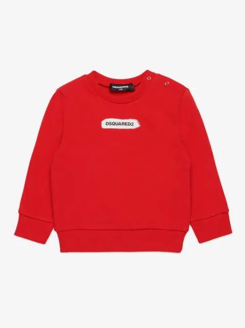 DSQUARED2 KIDS sudadera con logo estampado