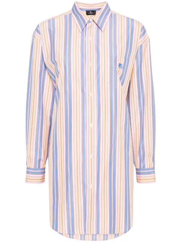 ETRO GE01 ストライプ シャツ | ブルー | FARFETCH JP
