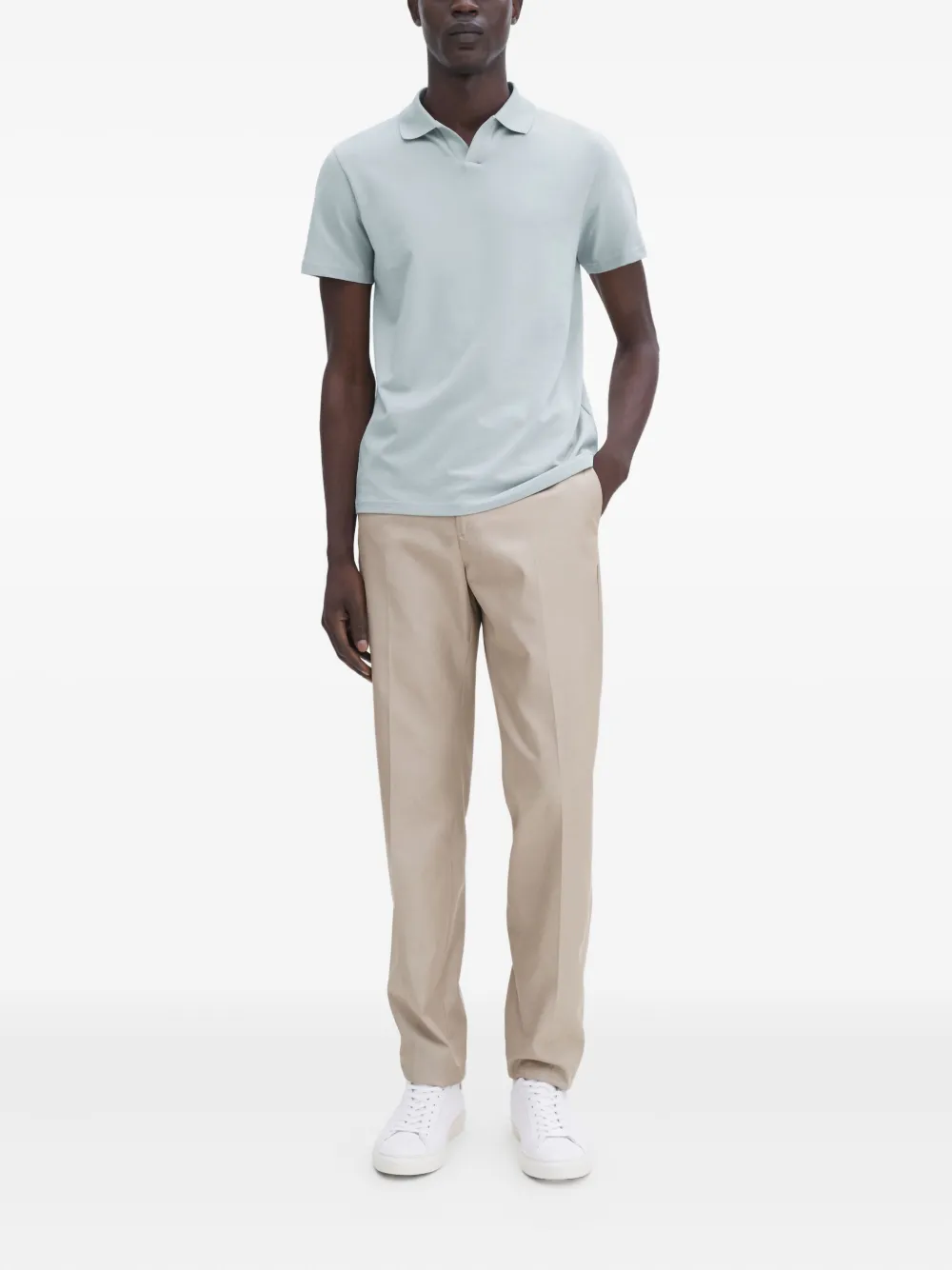 Filippa K V-neck polo shirt | T-Shirts | Image 2