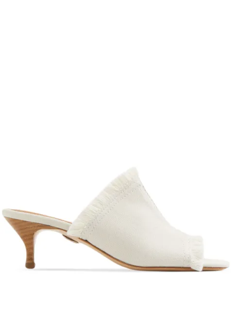 Filippa K 60mm frayed-edge canvas sandals