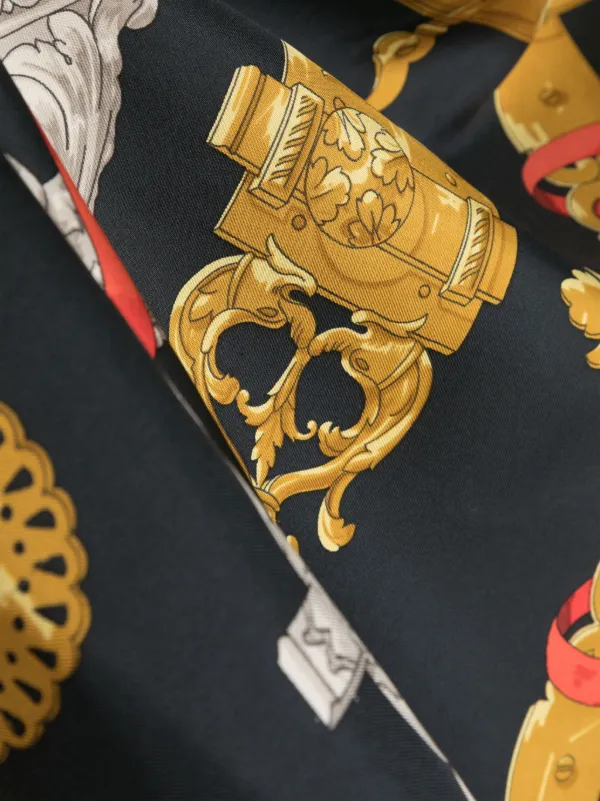 Hermès Pre-Owned 1990s x Caty Latham Ferronnerie スカーフ