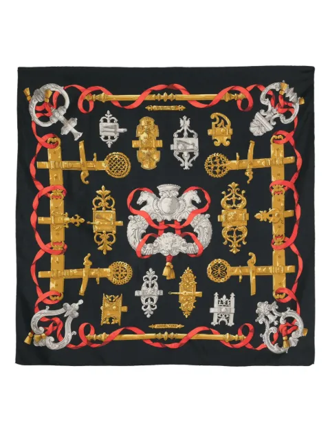 Hermès Pre-Owned 1990 x Caty Latham Ferronnerie Schal