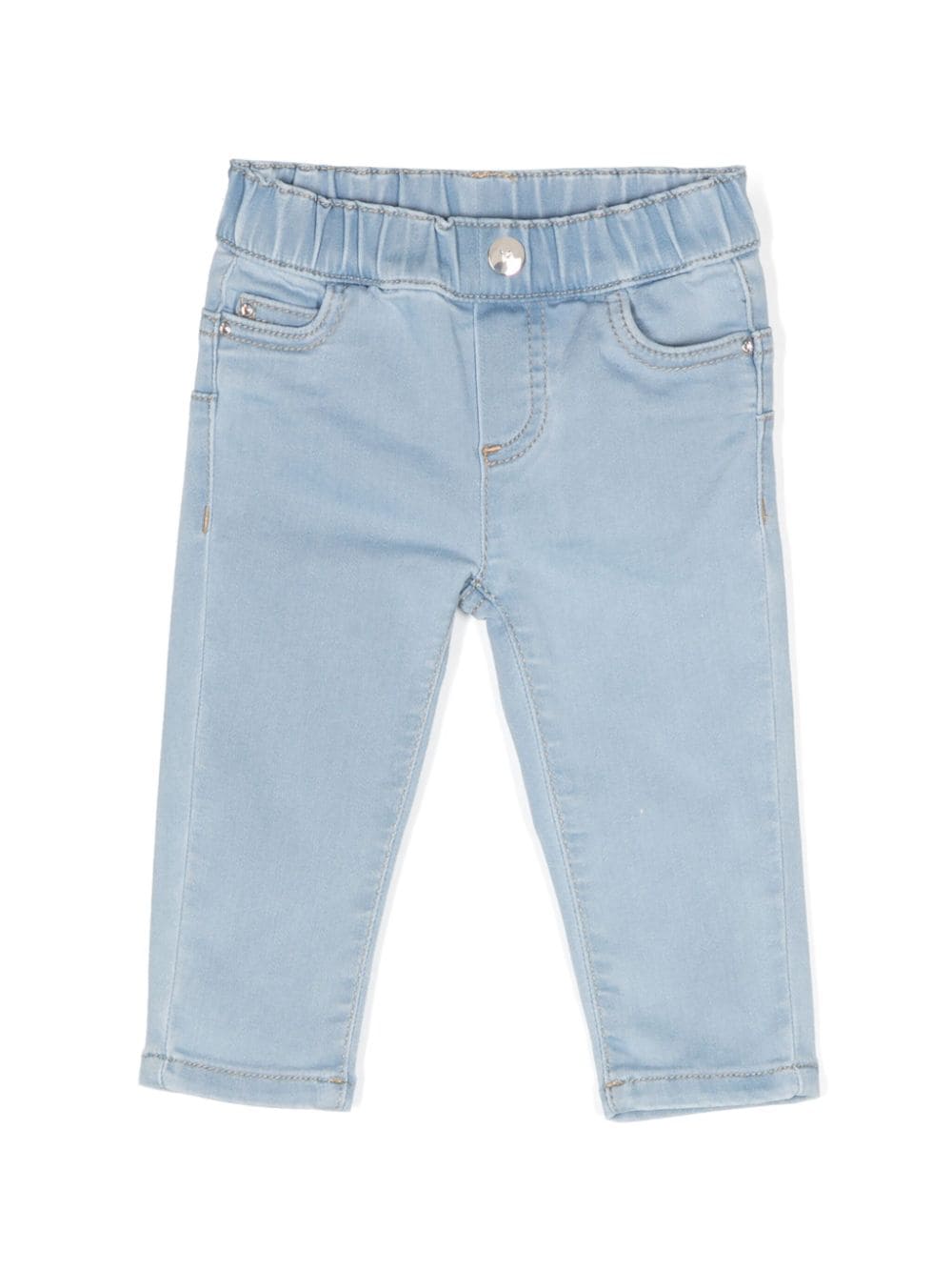 Liu Jo Kids Jeans met elastische taille Blauw