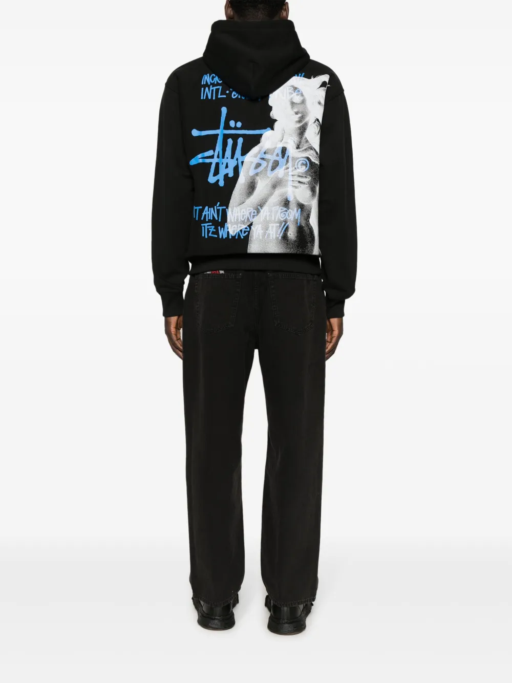 Stüssy ist Venus hoodie met rits - Zwart