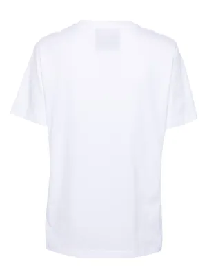T-shirt Moschino Femme - Taille 36 - Blanc 100% Coton - Neuf Avec étiquettes
