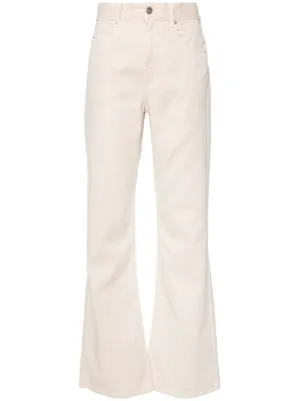 R13 paint-splatter Flared Trousers | Neutrals | FARFETCH UK