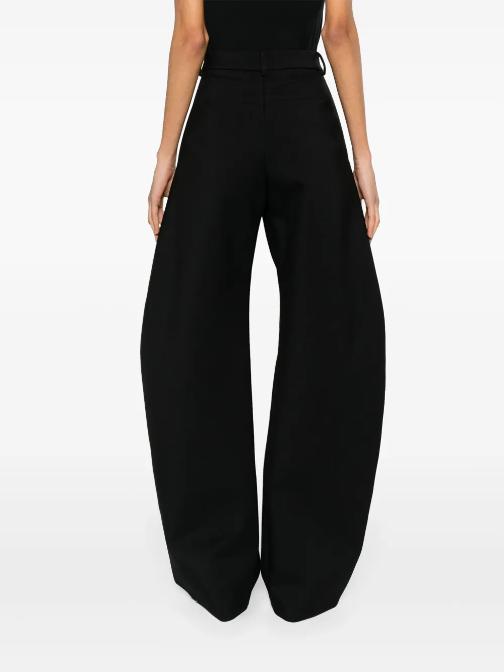 パンツ ALAIA BLACK VIRGIN WOOL TROUSERS Alaïa Black virgin wool trousers | TheDoubleF