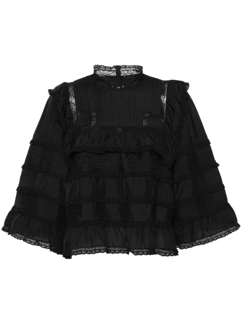 ISABEL MARANT Zalmara lace-panelling blouse