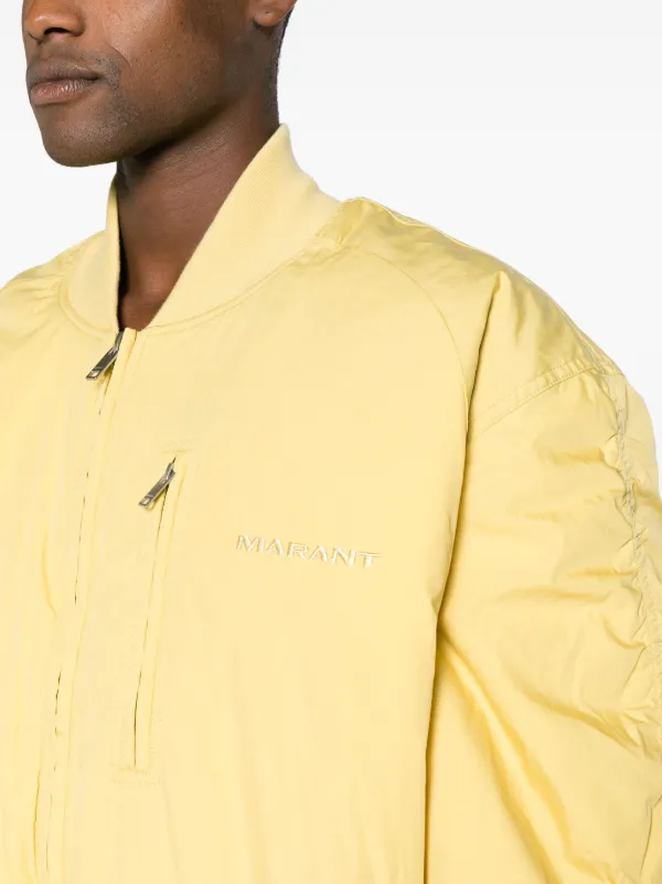 Mens yellow deals bomber jacket