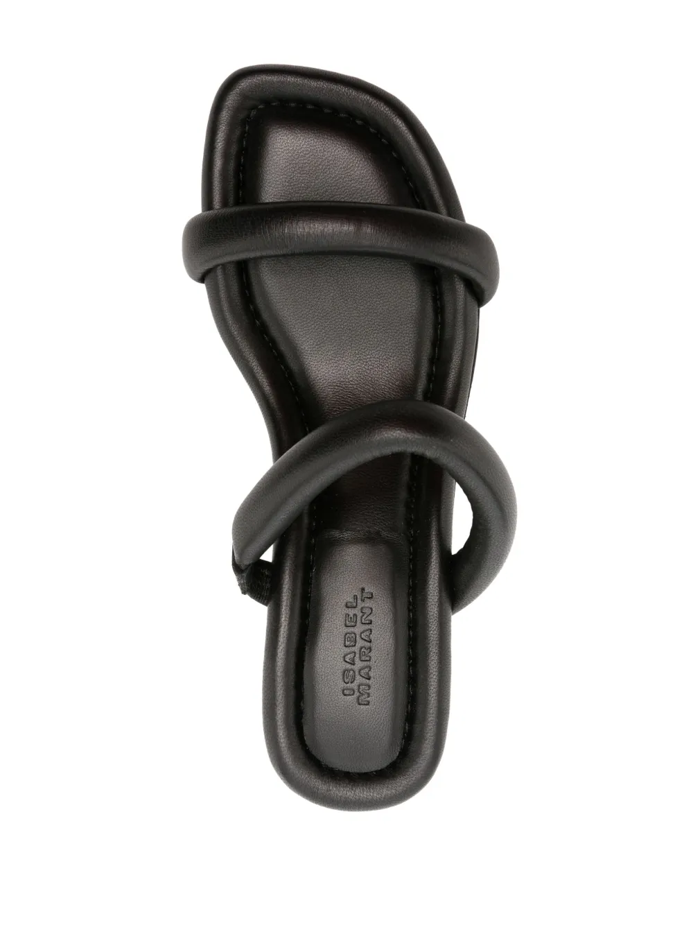 Shop Isabel Marant Roreen 60mm Padded Sandals In Black