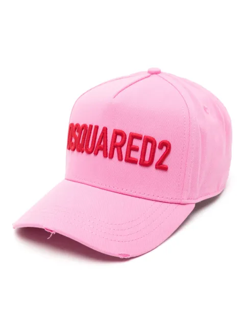 DSQUARED2 logo-embossed cotton cap