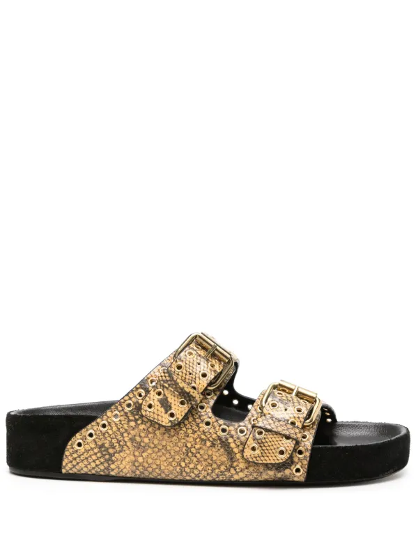 Animal hotsell skin sandals