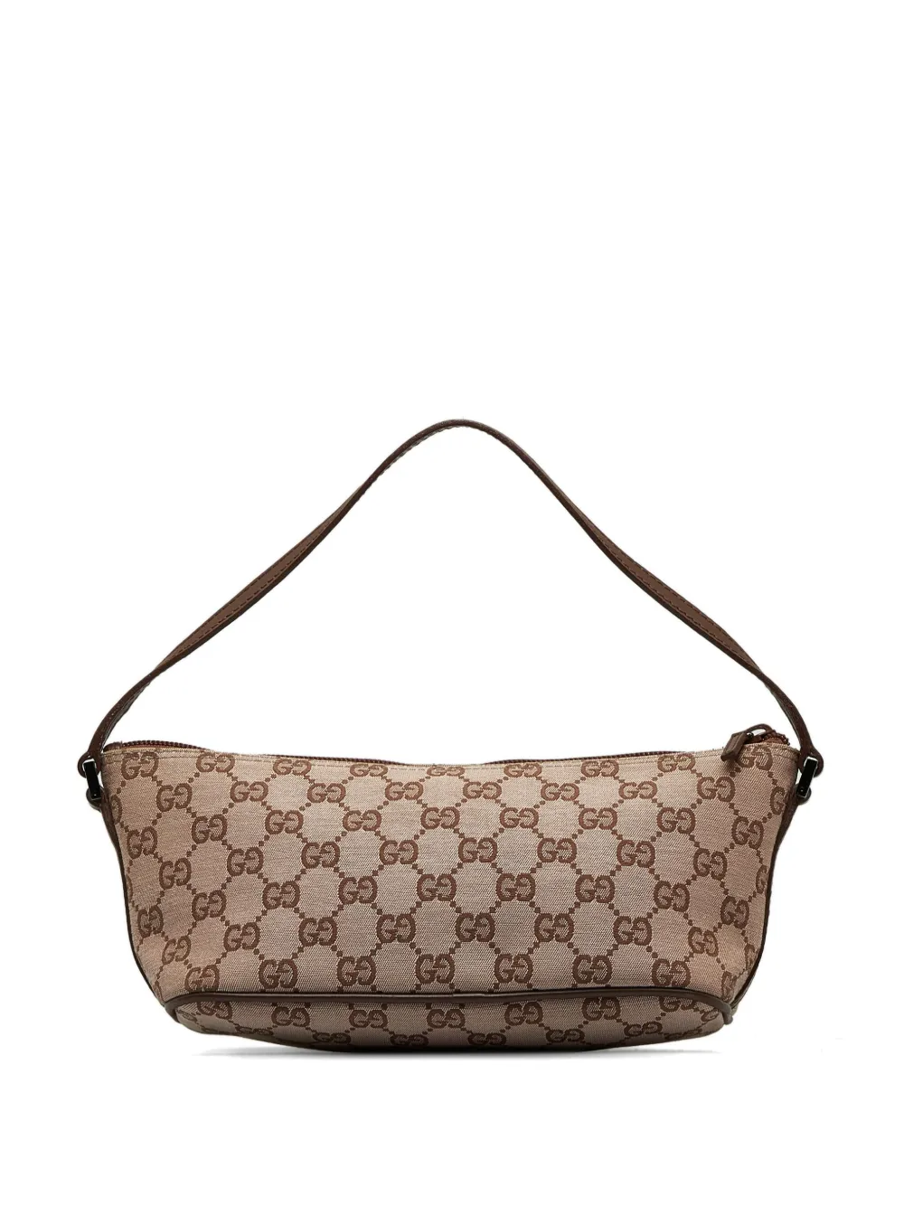 Gucci Pre-Owned 2000-2015 GG Canvas Boat shoulder bag - Bruin