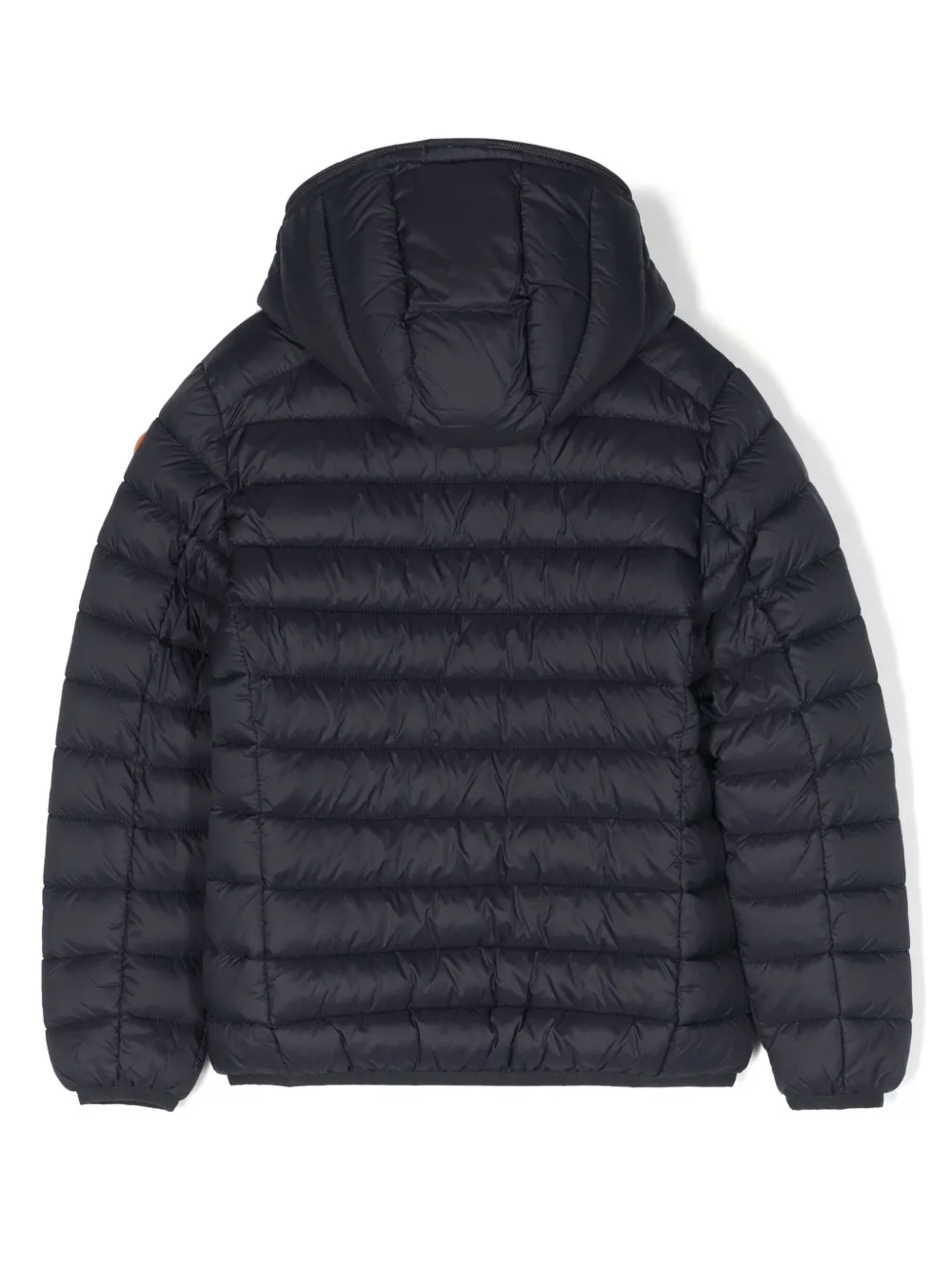 Save The Duck Kids Donsjack met logo - Blauw