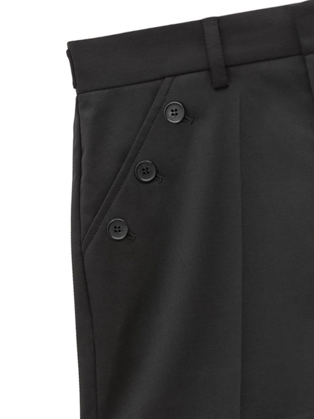 Image 2 of Filippa K button-fastening short shorts